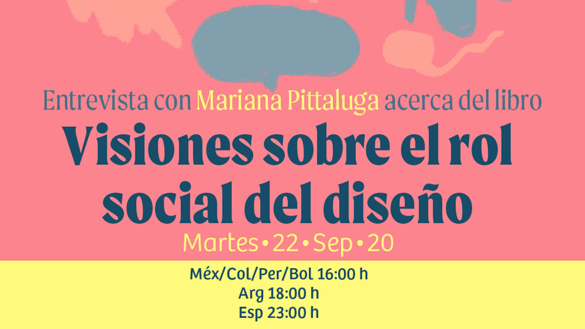 cartel visiones sobre el diseño