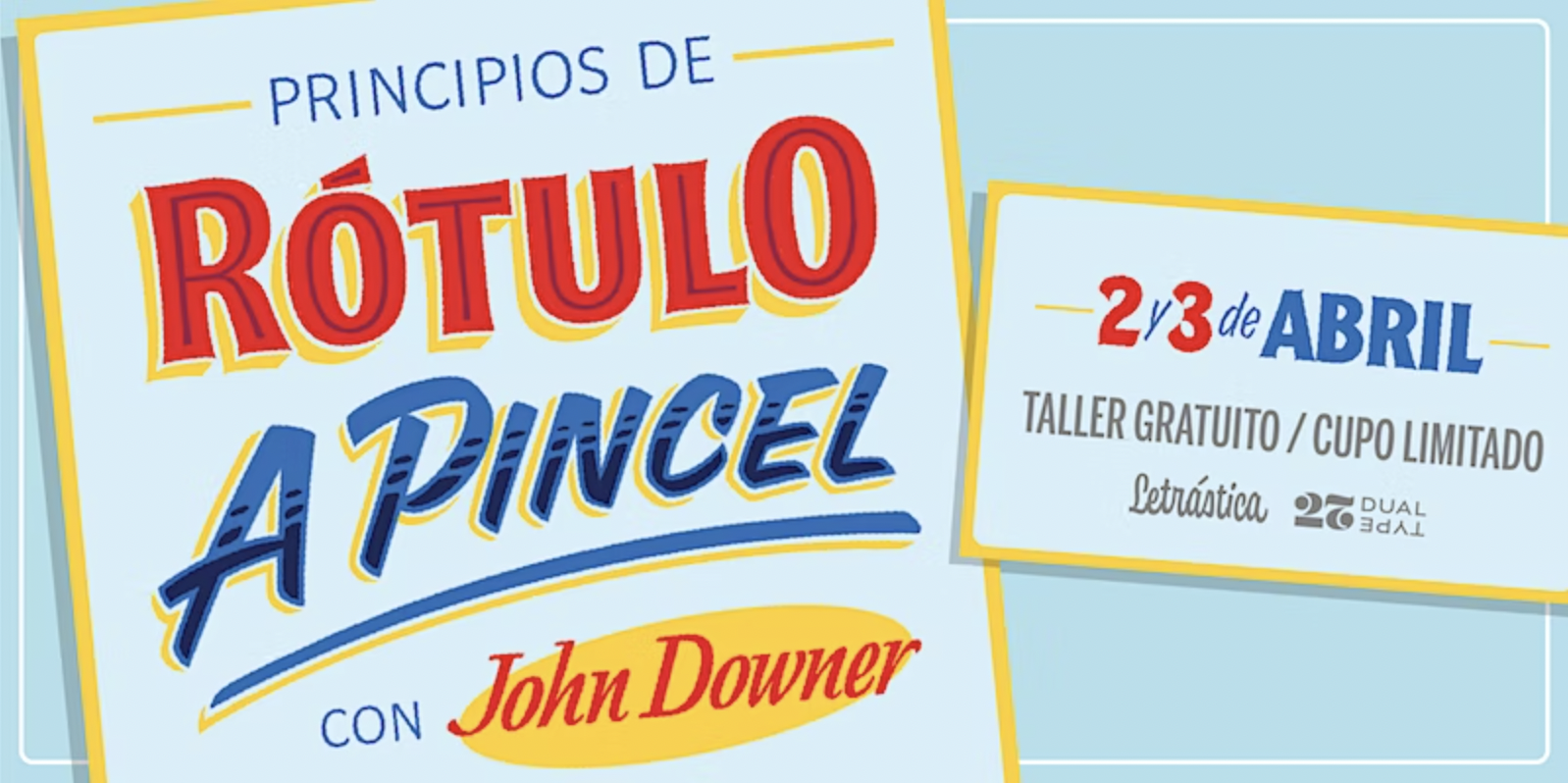 Principios de Rótulo a Pincel