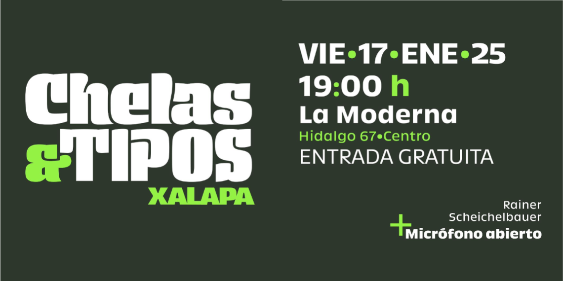 Chelas y Tipos Xalapa con Rainer Scheichelbauer