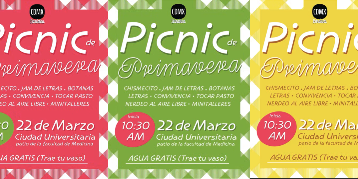 Picnic de Primavera - Letrástica CDMX