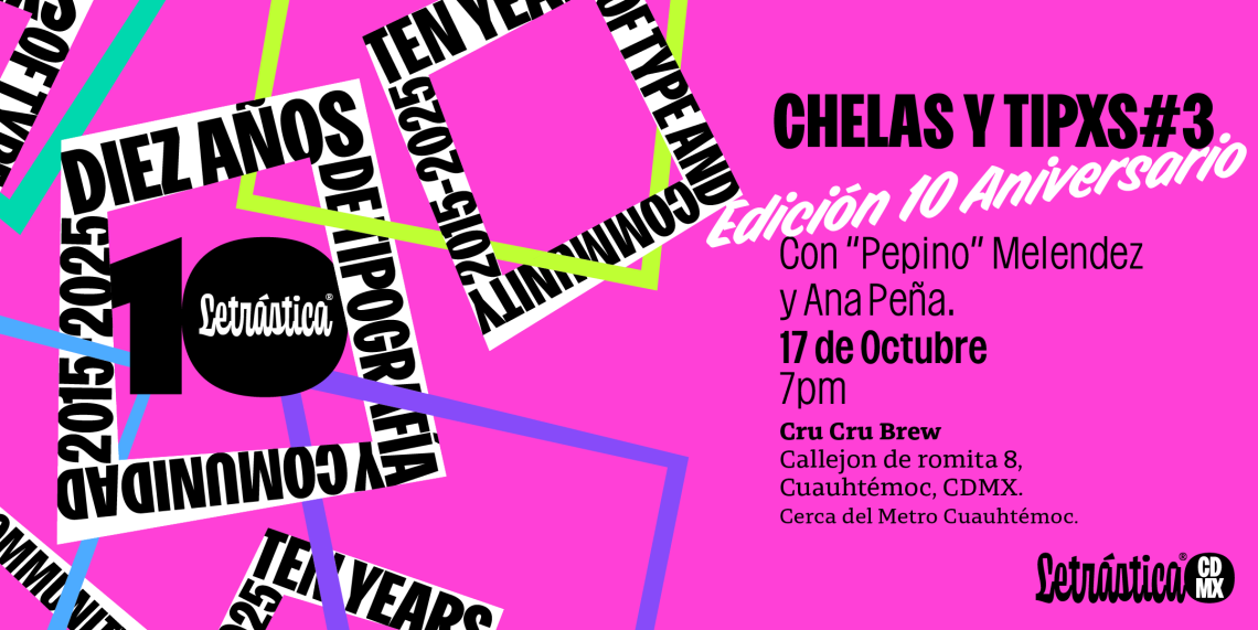 Chelas y Tipos Edición 10 Aniversario